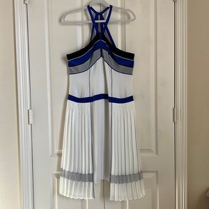 BCBG MAXAZRIA Runway Dress Size Large Multicolor